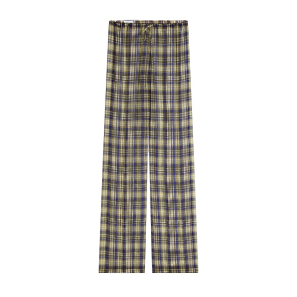 Dries Van Noten Elasticated pleated pants in Khaki | Pants | Coveti