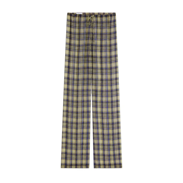 Dries Van Noten Elasticated pleated pants in Khaki | Pants | Coveti