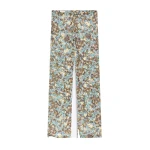 Dries Van Noten Elasticated pleated pants in Sky | Pants | Coveti