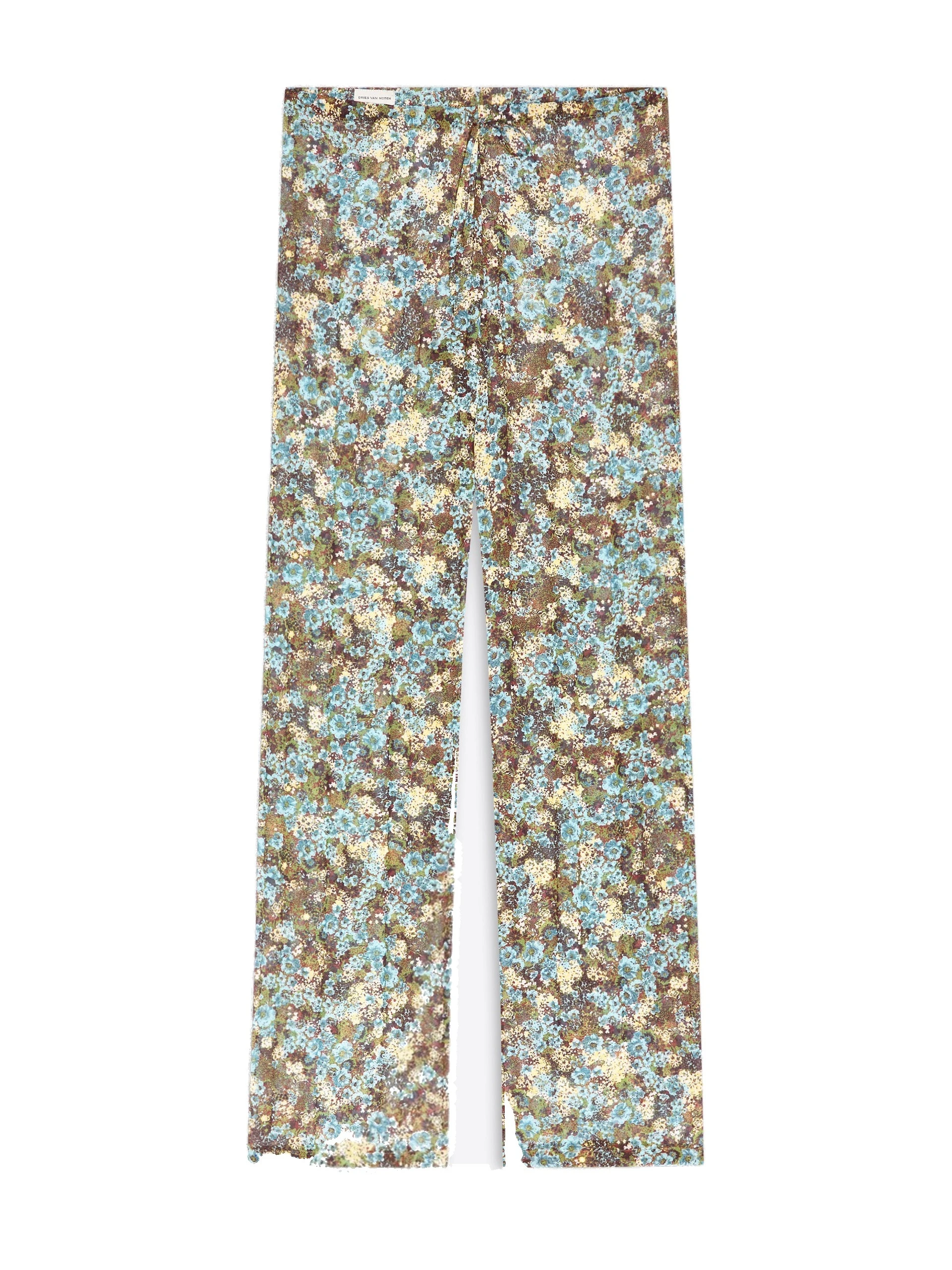 Dries Van Noten Elasticated pleated pants in Sky | Pants | Coveti Dries Van Noten Elasticated pleated pants in Sky | Pants | Coveti