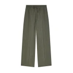 Dries Van Noten Elasticated viscose pants in Bottle | Pants | Coveti