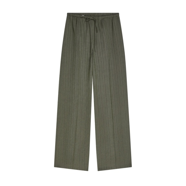 Dries Van Noten Elasticated viscose pants in Bottle | Pants | Coveti