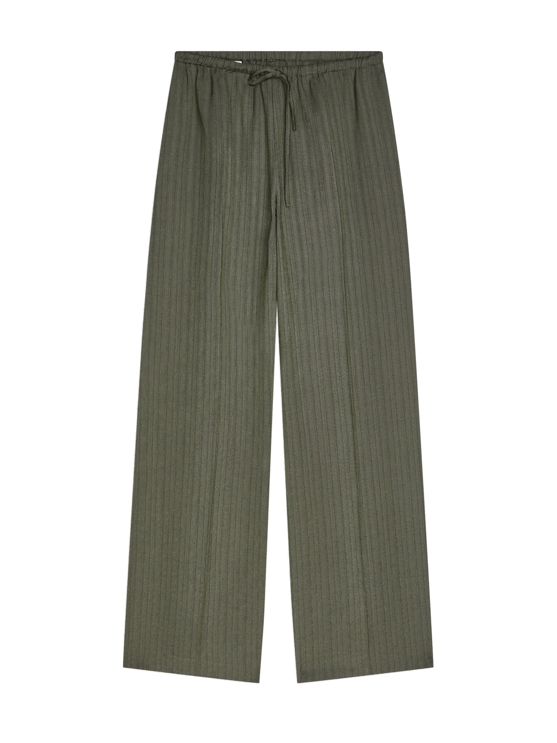 Dries Van Noten Elasticated viscose pants in Bottle | Pants | Coveti Dries Van Noten Elasticated viscose pants in Bottle | Pants | Coveti