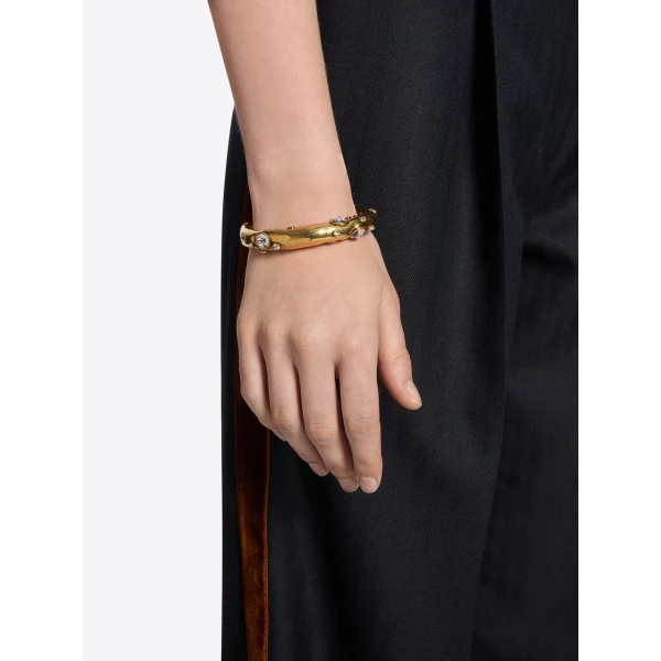Embellished cuff in Gold - Image 2