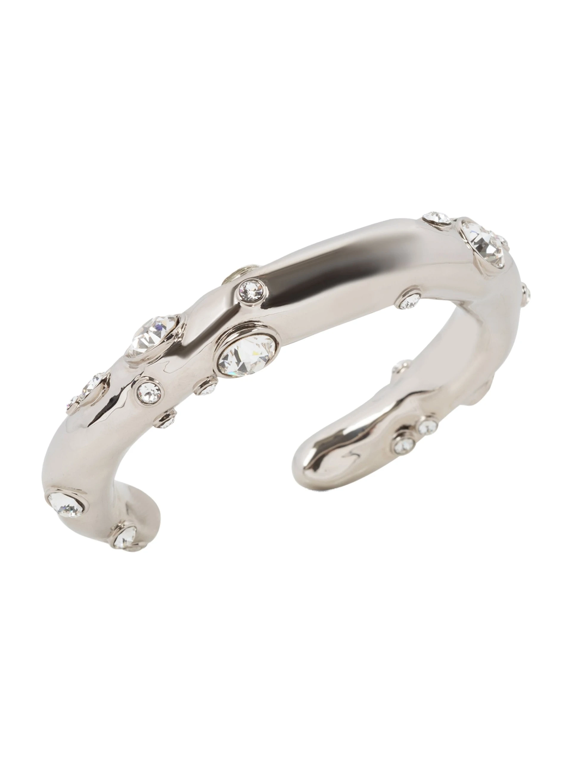 Dries Van Noten Embellished cuff in Silver | Cuffs | Coveti Dries Van Noten Embellished cuff in Silver