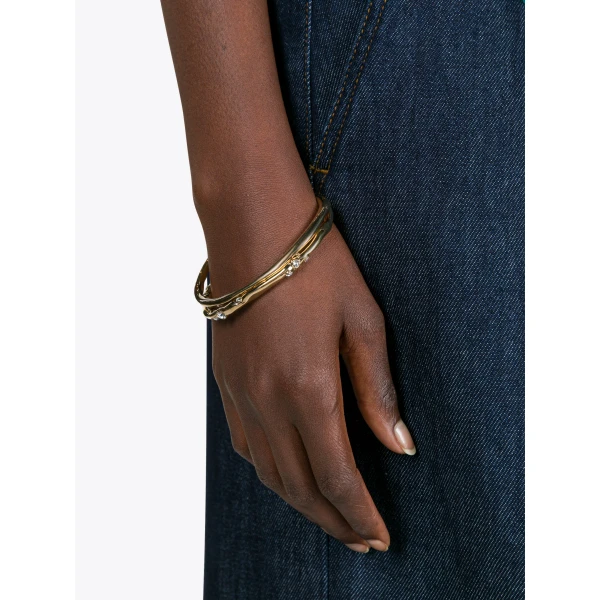 Embellished cuffs in Gold - Image 2