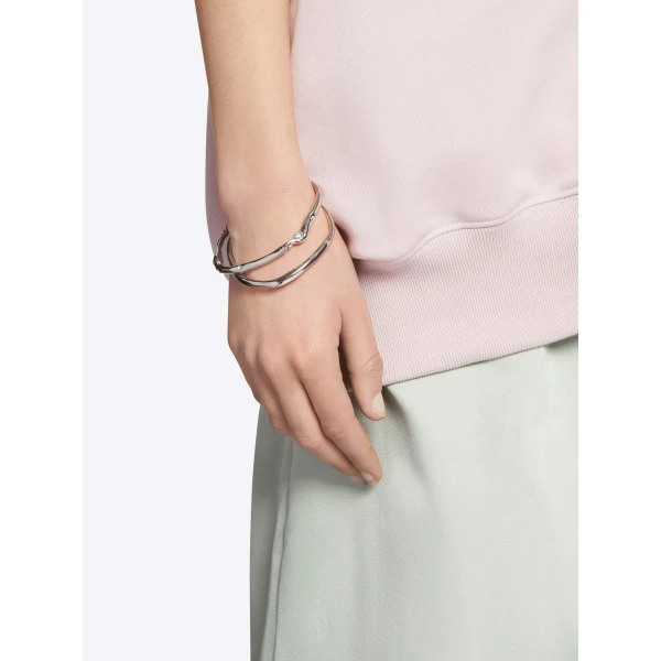 Embellished cuffs in Silver - Image 2