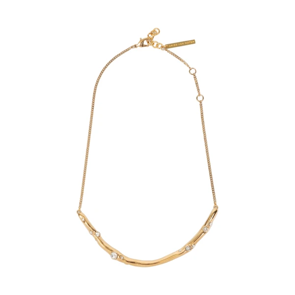 Embellished necklace in Gold