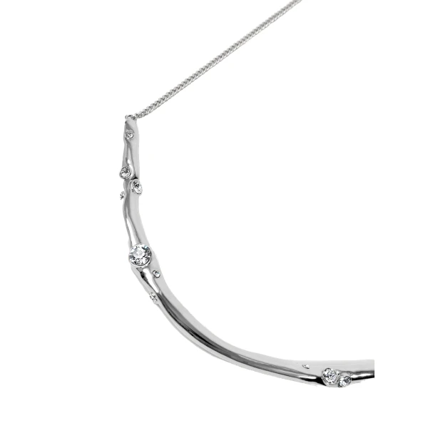 Embellished necklace in Silver - Image 3