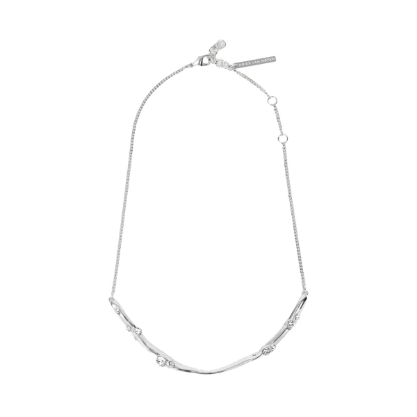 Embellished necklace in Silver - Image 4