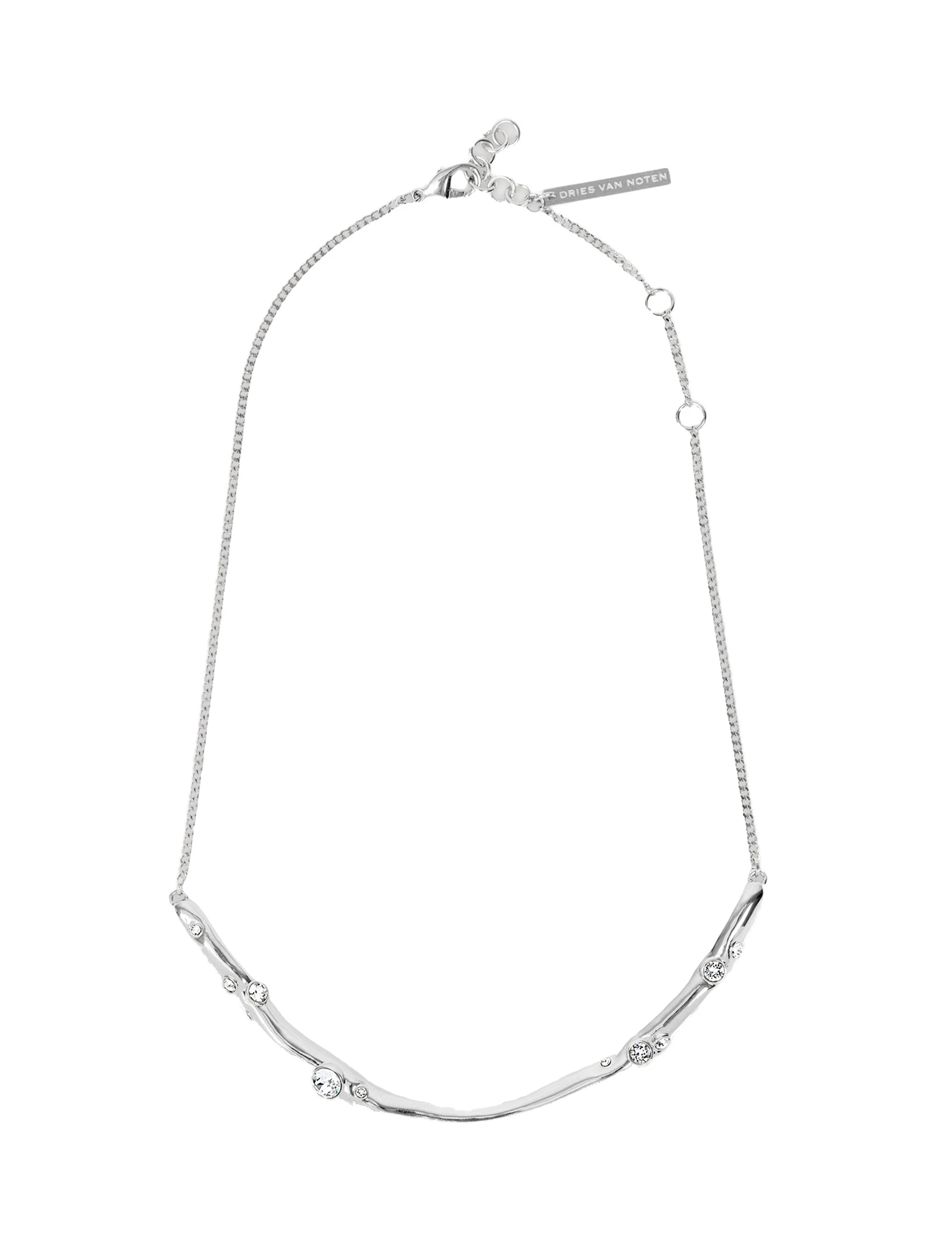 Dries Van Noten Embellished necklace in Silver | Necklace | Coveti Dries Van Noten Embellished necklace in Silver