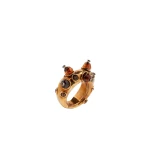 Dries Van Noten Embellished ring in Brown