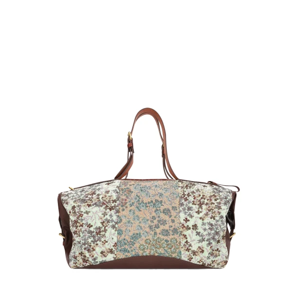 Embroidered East-West bag in Sky - Image 4
