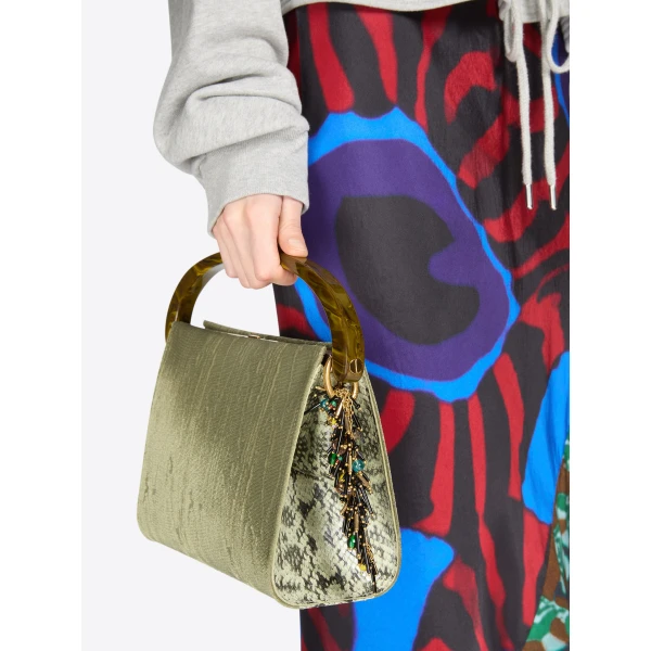 Embroidered bag charm - Image 2