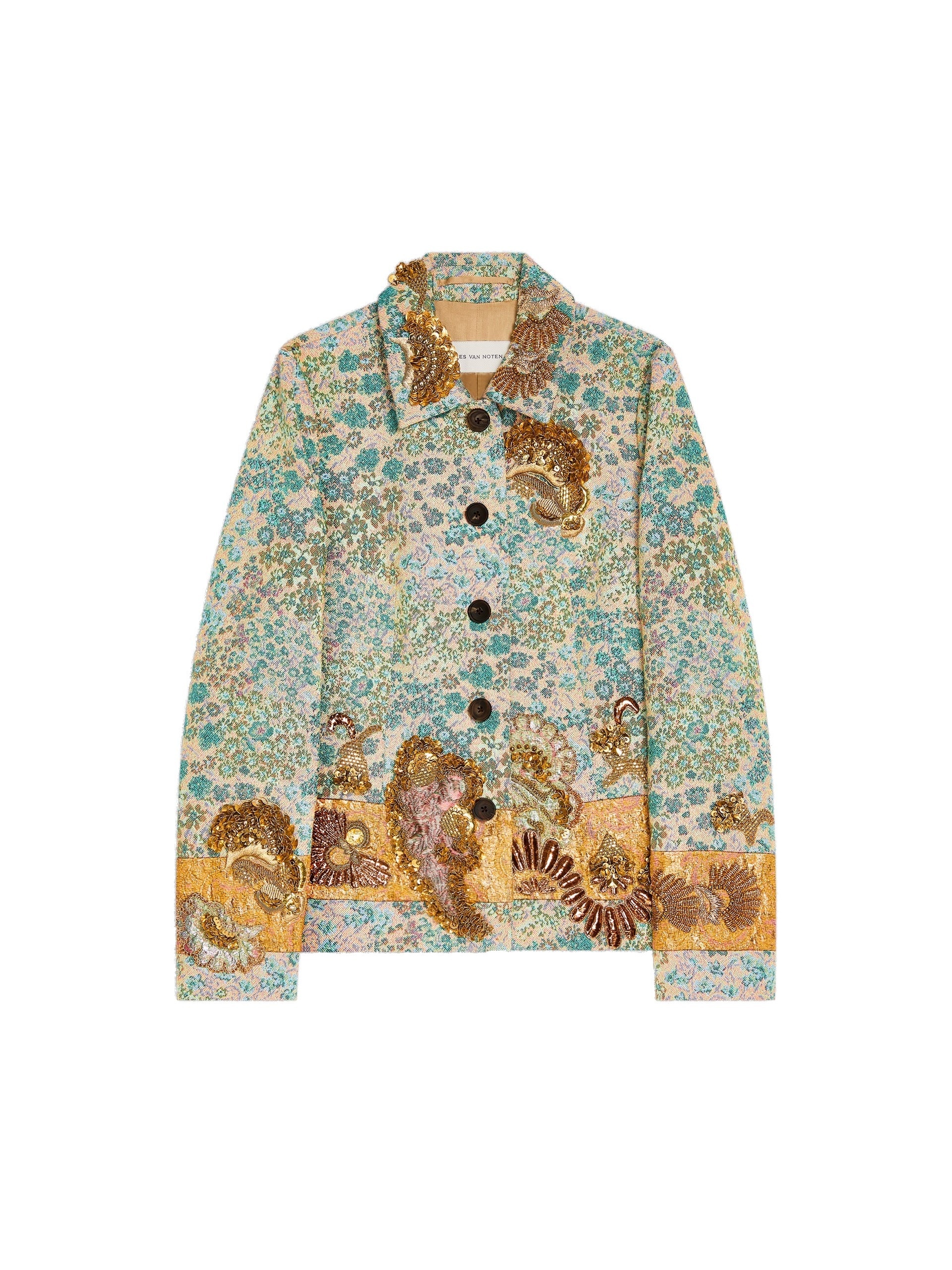 Mini Lin Bucket Dries Van Noten Cotton Blazers | Coveti Luxury