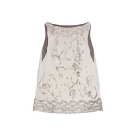 Dries Van Noten Embroidered mini dress in Light Grey | Dresses | Coveti