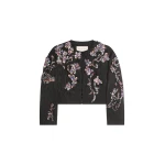 Dries Van Noten Embroidered moiré jacket in Black | Jackets | Coveti