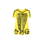 Dries Van Noten Embroidered tailored top in Yellow | Tops | Coveti