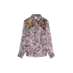 Dries Van Noten Embroidered viscose shirt | Tops | Coveti