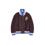 Dries Van Noten Embroidered wool bomber in Auber | Jackets | Coveti