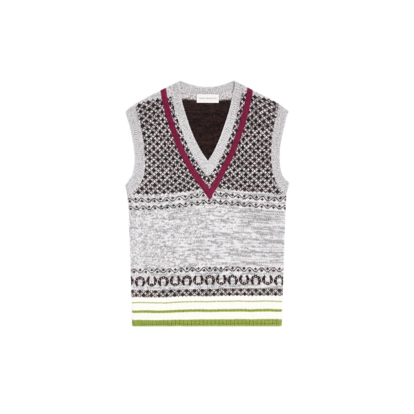 Fitted cashmere top in Ecru