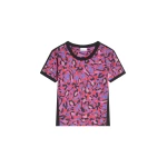 Dries Van Noten Fitted contrast tee in Fuchsia | Tops | Coveti