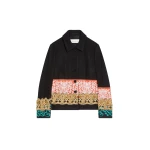 Dries Van Noten Fitted embroidered wool blazer in Black | Jackets | Coveti