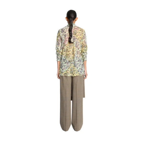 Fitted jacquard shirt in Mint - Image 4