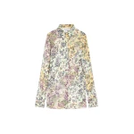 Dries Van Noten Fitted jacquard shirt in Mint | Tops | Coveti