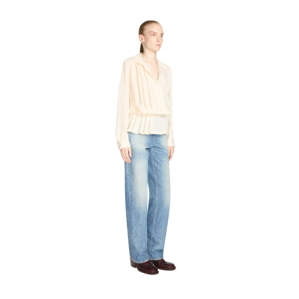 Fluid wrap top in Off White - Image 3