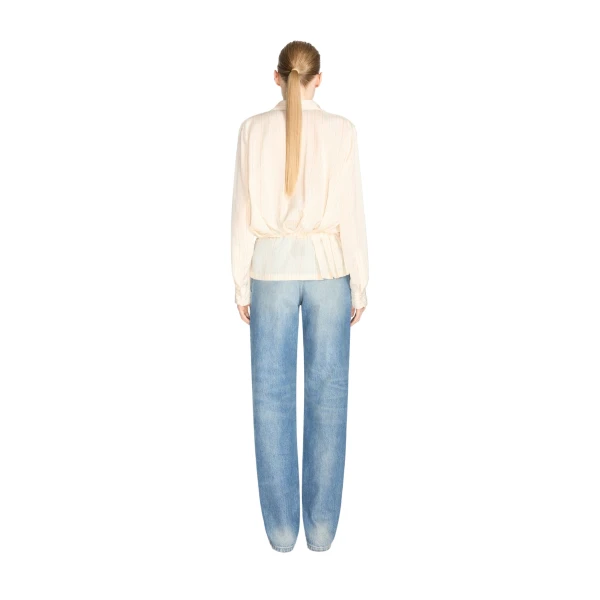 Fluid wrap top in Off White - Image 4