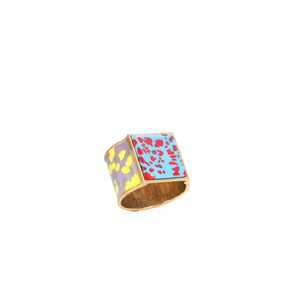Handmade painted bracelet in Lilac - Image 4