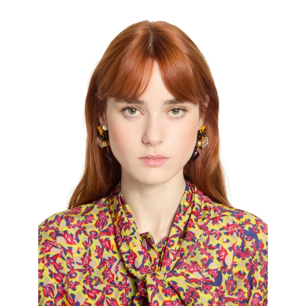 Handmade painted earrings - Image 2