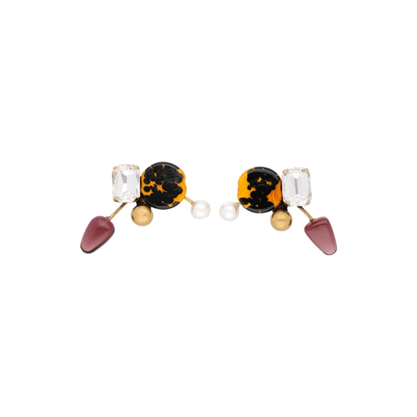 Handmade painted earrings - Image 3