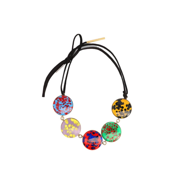 Handmade painted necklace - Image 3