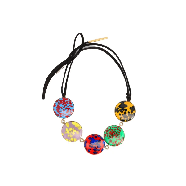 Handmade painted necklace