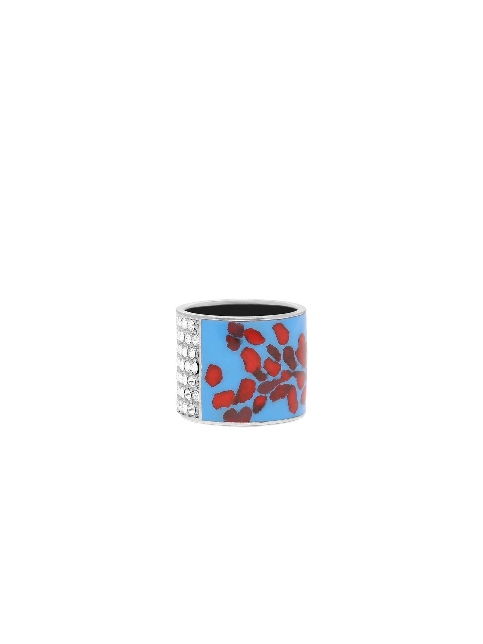 Dries Van Noten Handmade painted ring in Light Blue | Rings | Coveti Dries Van Noten Handmade painted ring in Light Blue