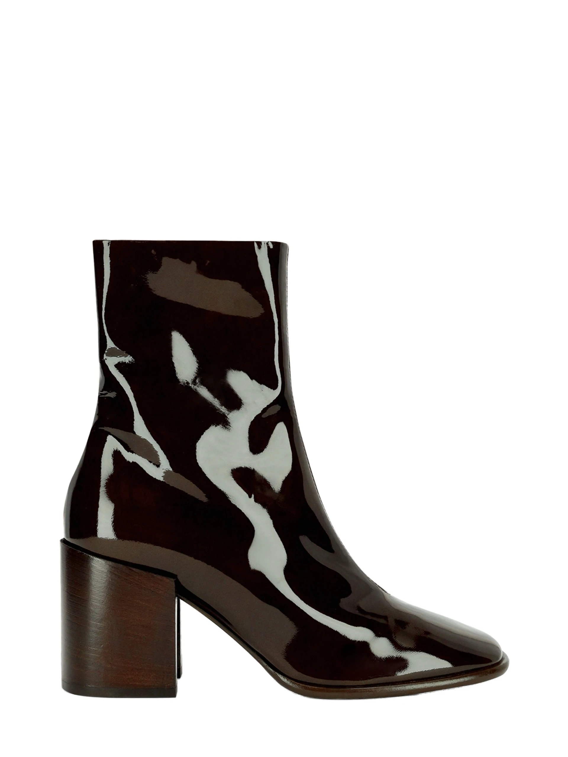 Dries Van Noten Heeled leather boots in Olive | Heels | Coveti Dries Van Noten Heeled leather boots in Olive