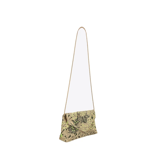 Jacquard envelope bag in Sand - Image 3