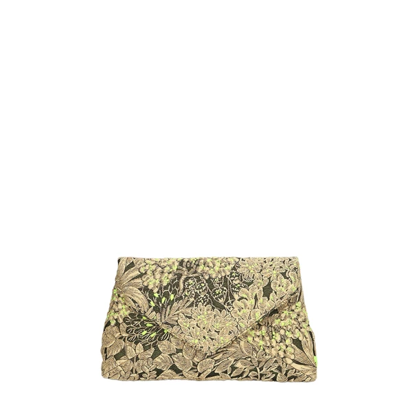 Jacquard envelope bag in Sand