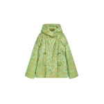 Dries Van Noten Jacquard puffer jacket in Light Green | Jackets | Coveti