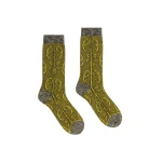 Dries Van Noten Jacquard wool socks in Khaki