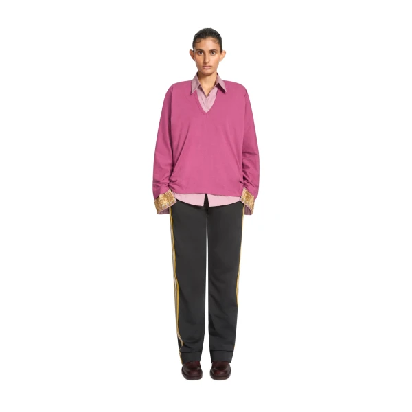 Jersey track pants in Black - Image 2
