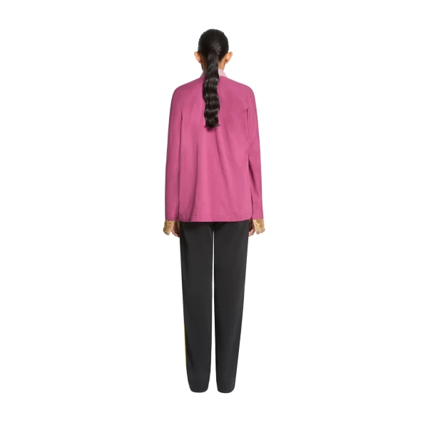Jersey track pants in Black - Image 4