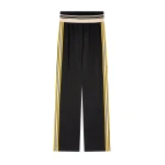 Dries Van Noten Jersey track pants in Black | Pants | Coveti