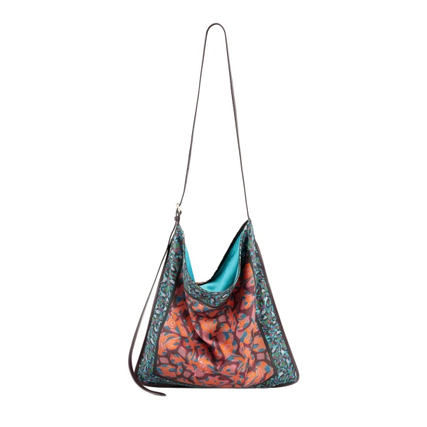 Large scarf bag in Brown - Image 2