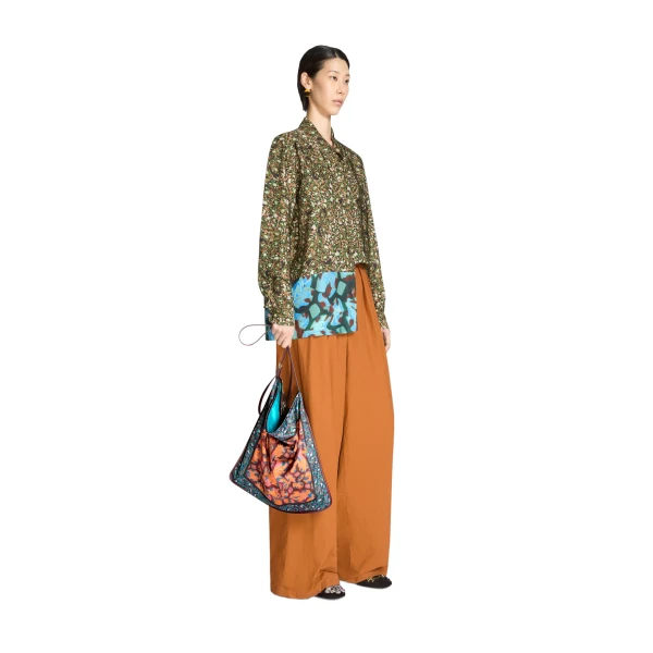 Large scarf bag in Brown - Image 6