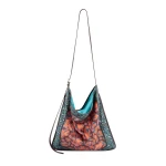 Dries Van Noten Large scarf bag in Brown