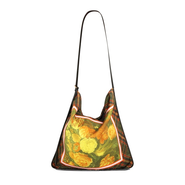 Dries Van Noten Large scarf bag in Yellow