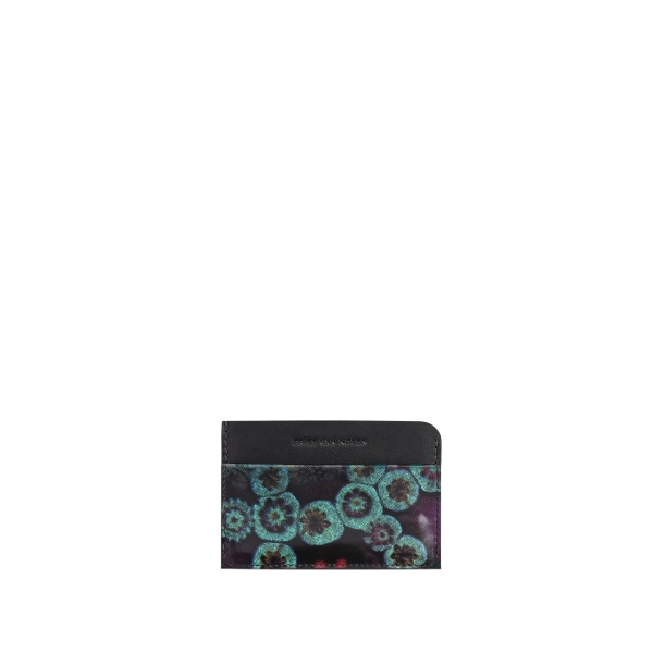 Dries Van Noten Leather cardholder in Purple